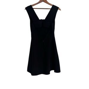 Zara Woman Sleeveless Backless Fit & Flare Mini Dress Black Size Small